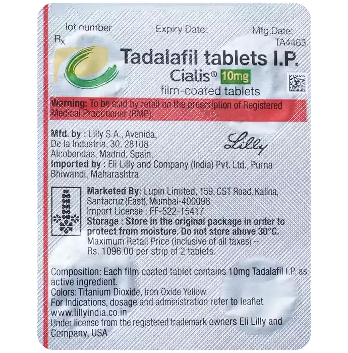 Cialis 10MG Tablet (2's) - Image 3